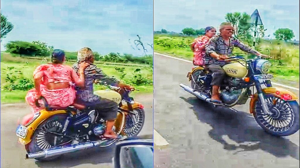 In a heartwarming display of love, adventure, and nostalgia, an elderly couple has taken the internet by storm with their spirited ride on a vintage Royal...35 Million Hearts Melted: Elderly Couple’s Royal Enfield Ride Redefines Love Goals!