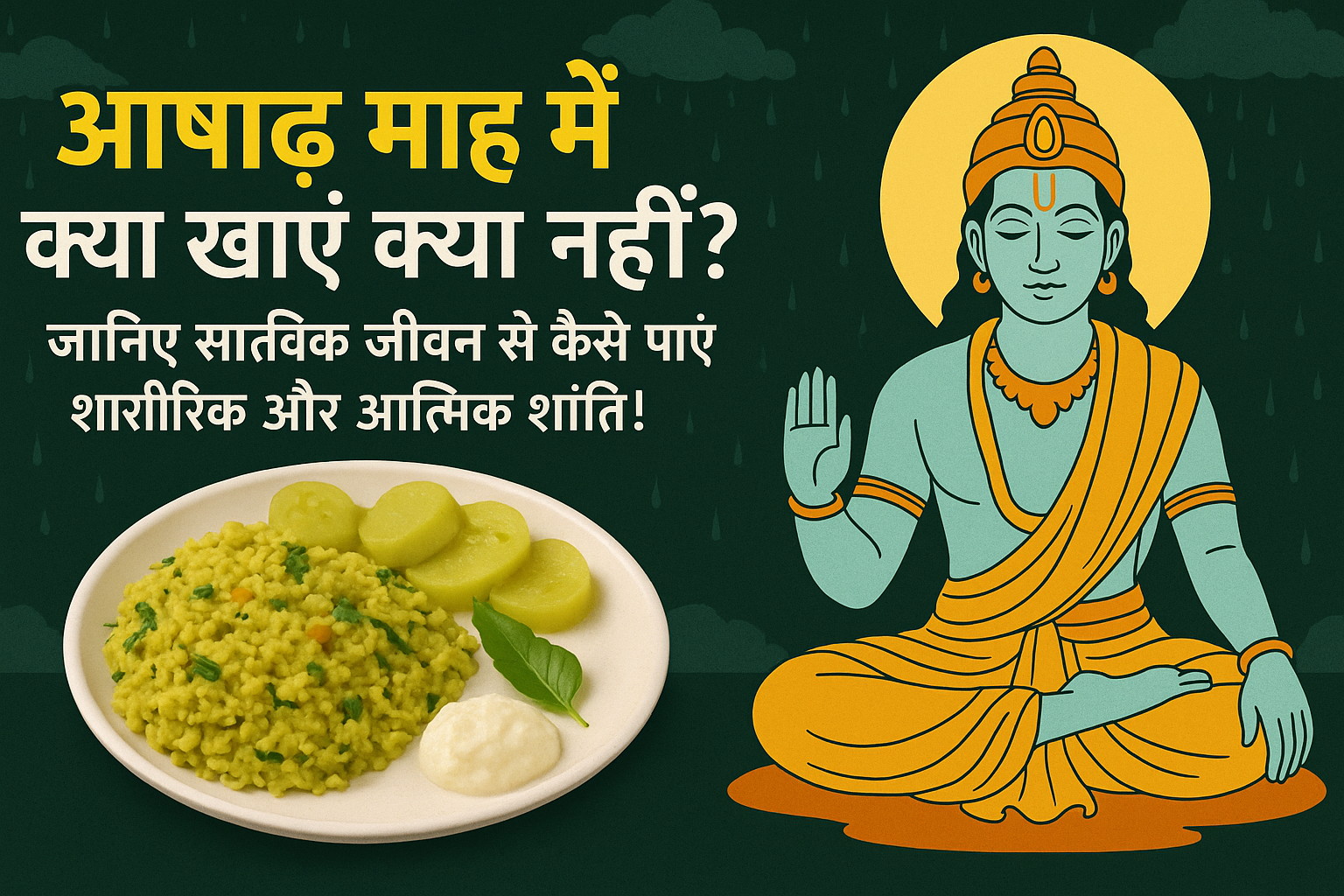 🔱 आषाढ़ माह की रहस्यमयी शक्ति: क्या आप कर रहे है ये गलती, ये भोजन बदल सकता है आपकी आध्यात्मिक ऊर्जा।