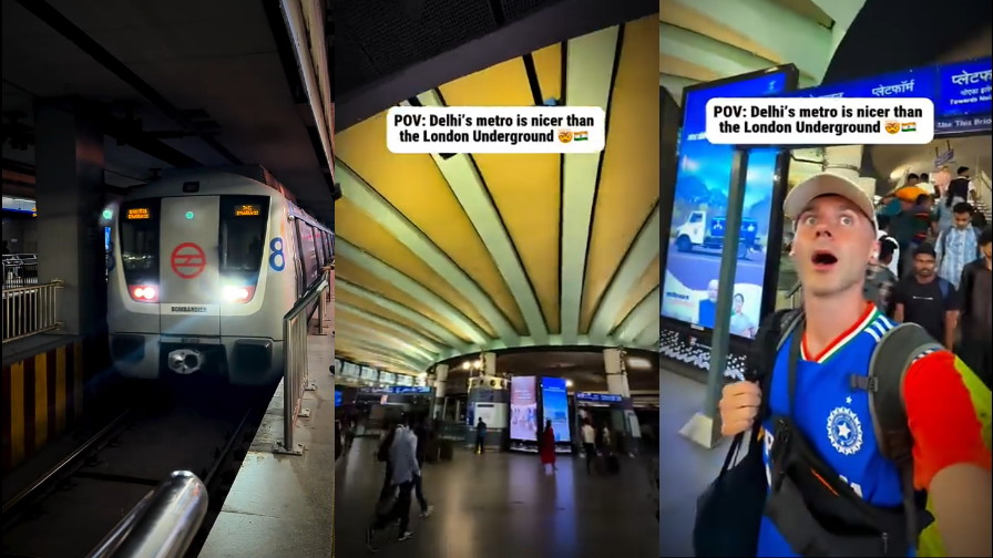 Delhi Metro ने लंदन को पीछे छोड़ा? UK पर्यटक का दावा कर देगा हैरान!